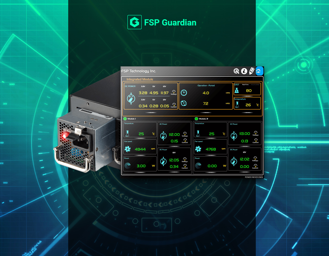 FSP Group Power Supplies-TwinsPro700
